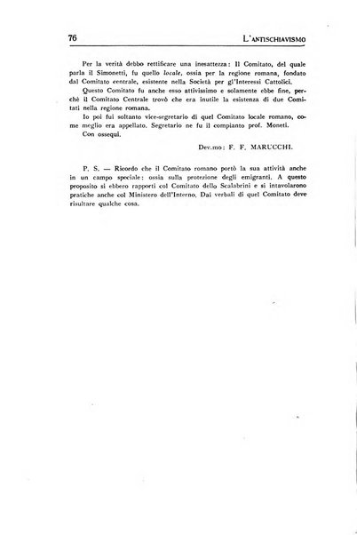 L'antischiavismo organo della Società antischiavista d'Italia e dei comitati antischiavisti nazionali